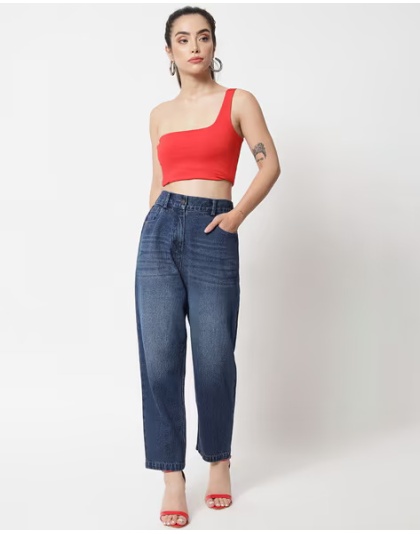 Women’s Classic Blue Straight Fit Denim Jeans