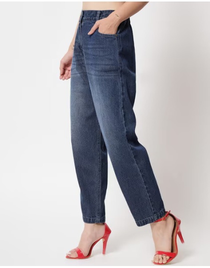 Women’s Classic Blue Straight Fit Denim Jeans