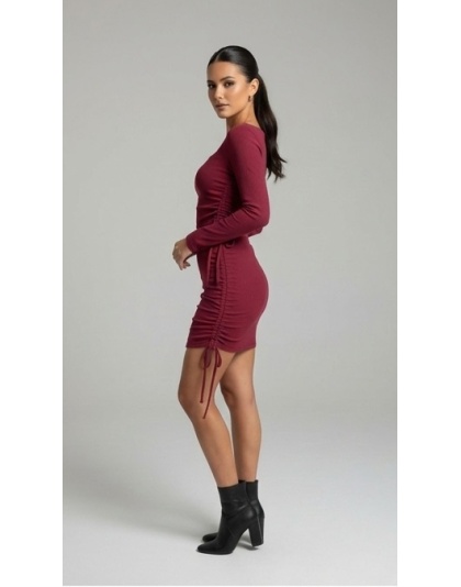 Acoustix Wine Whisper Ruched Co-Ord Set