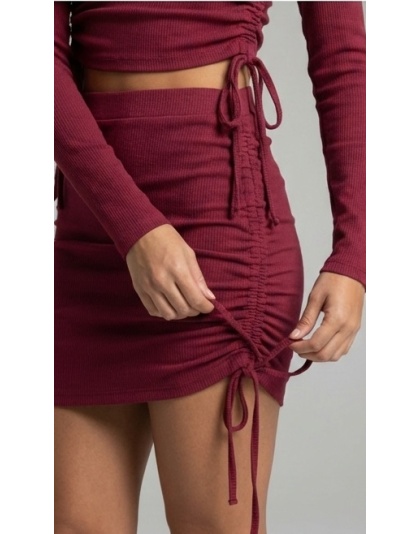 Acoustix Wine Whisper Ruched Co-Ord Set