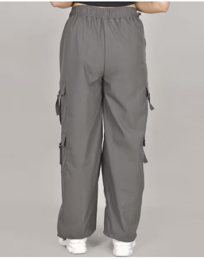 6 Pocket Cargo Pants for Women| High Waist Elastic Jogger Trousers