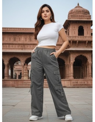 UrbanFlex Women’s Dark Grey Utility Cargo Pants