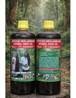 Original Adivasi Herbal Hair Oil – 500ML