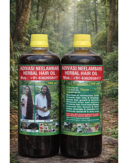 Original Adivasi Herbal Hair Oil – 500ML