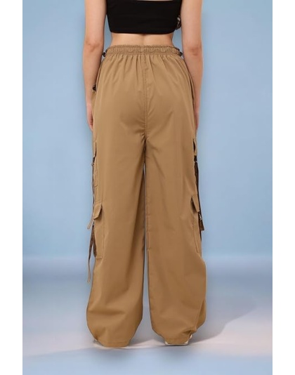 Women's Wide-Leg Cargo Pants Lightweight and Comfortable Fit